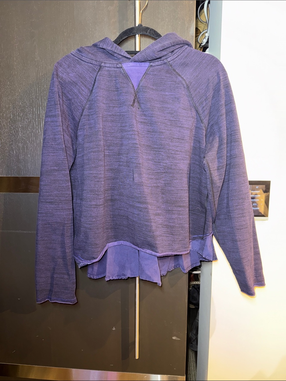 lululemon athletica Purple Layered Hooded Crew